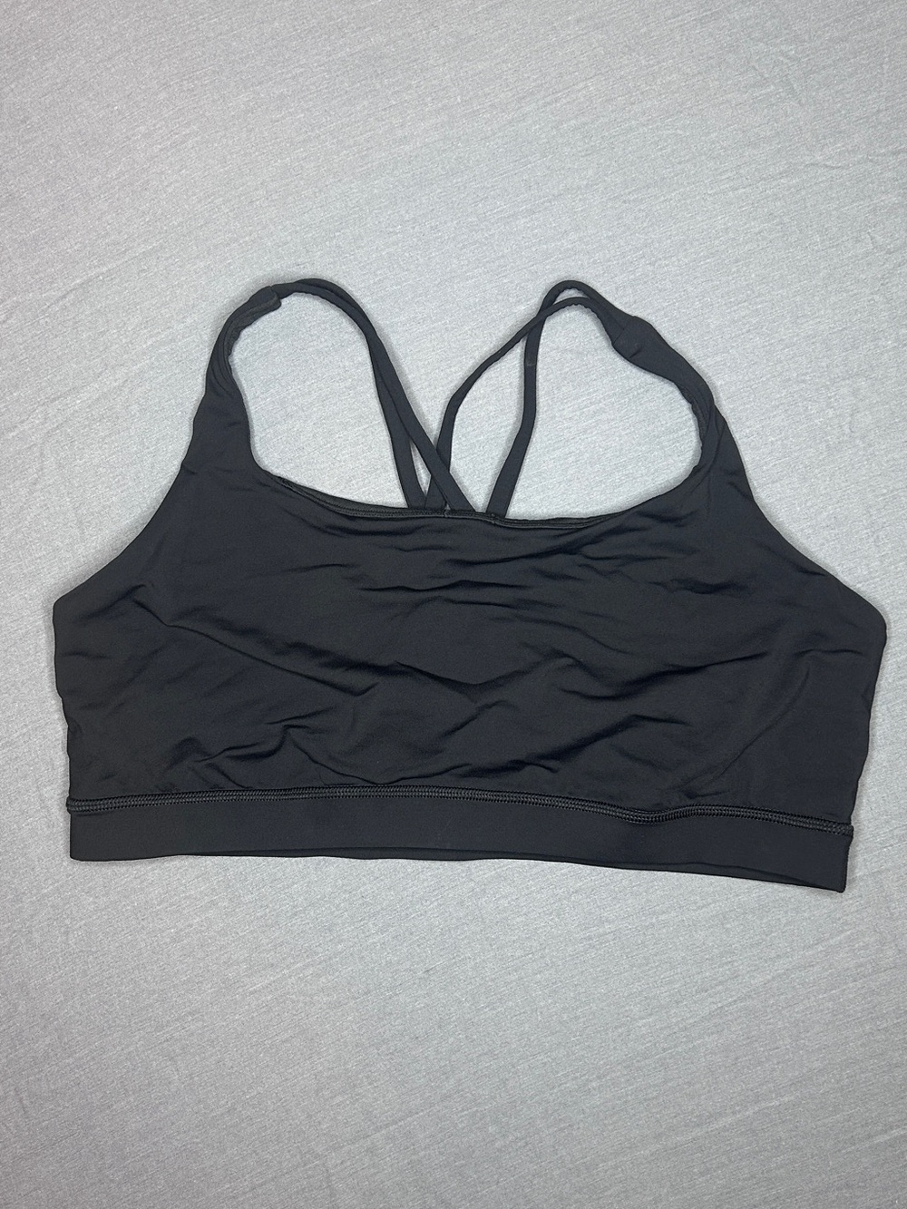 lululemon athletica Black Crossback Sports Bra